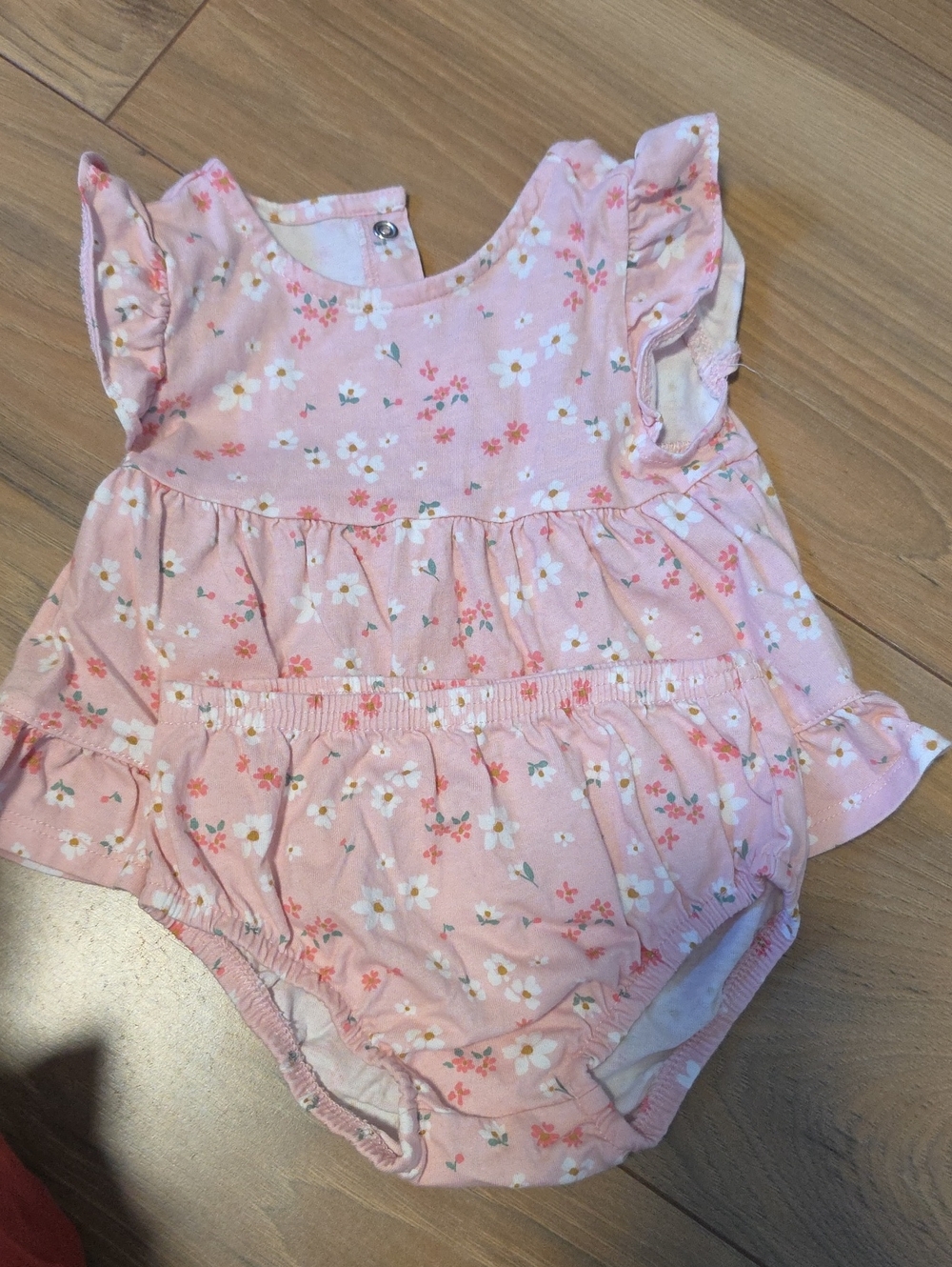 Carter's Pink Floral Two-Piece Baby Matching Set